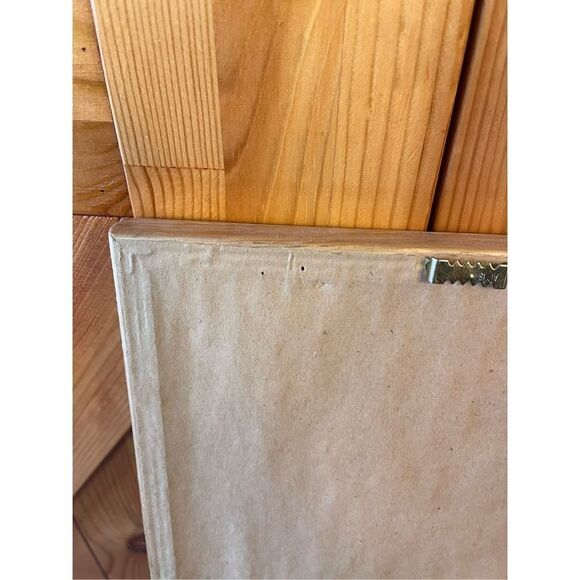 Artwork Art W/ Real Fibers Leaves Petals On Handmade Paper ‘00 Signed - Picture 7 of 11